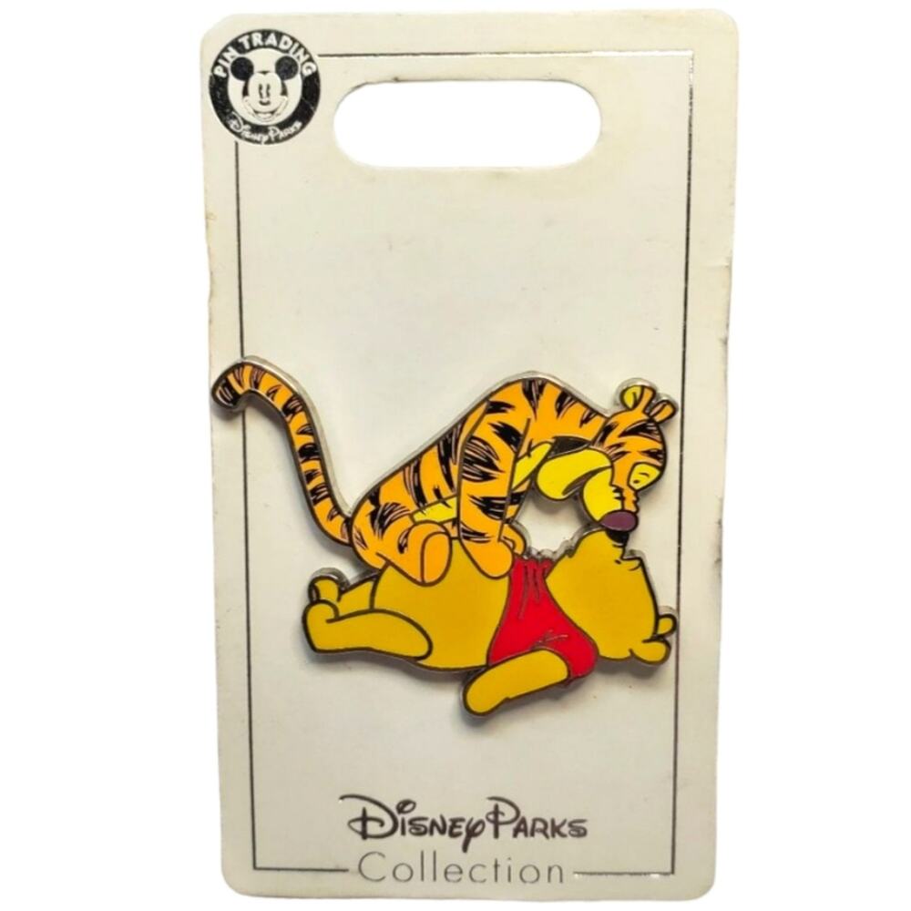 Disney Parks Winnie the Pooh & Tigger Enamel Pin NIP